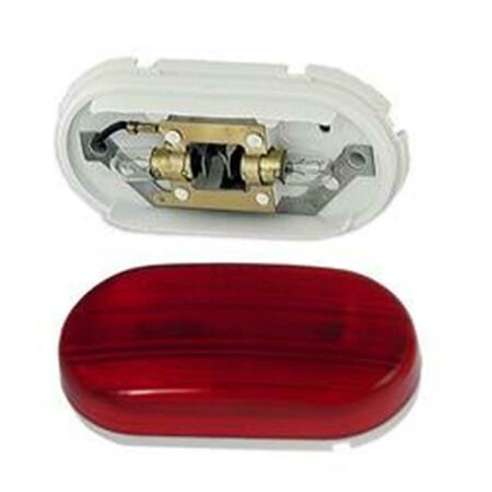 GROTE MOLEN 45262 Side Marker Light Universal Surface Mount 4 In. X 2 In. Red Lens G17-45262